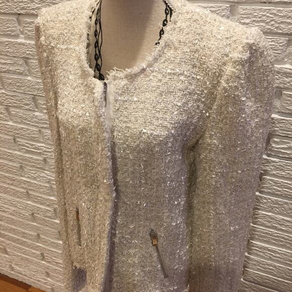 Generation Love Anna Tweed Jacket Cream - Picture 6 of 15